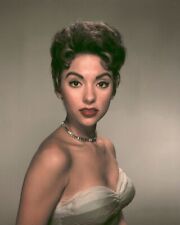 Rita Moreno Gorgeous busty in off-shoulder evening gown Glamour Pose 8x10 Photo picture