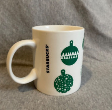 Starbucks 2016 Green Ornament Christmas Holiday Coffee Mug Cup picture