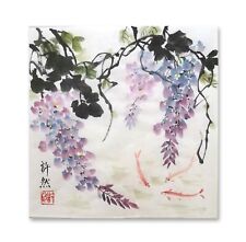 Handpainted Traditional Chinese painting, Original Wisteria Painting picture