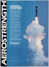 1986 Hercules Aerospace Aviation Ad Rocket Motors Minuteman 2 Polaris Poseidon picture