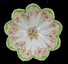 Vintage 3 Footed Porcelain China Trinket Bowl Hand Painted  picture