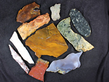 PJ: Mixed Lot of Slabs - Jasper, Agate and More   14 Ozs picture