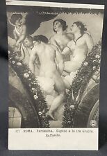 Artist Raffaello Sanzio Urbino | Cupido e le tre Grazie | Farnesina NPG | 1900 picture
