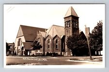 Ludington MI-Michigan RPPC, Methodist Church, Real Photo c1930 Vintage Postcard picture