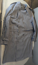 NWOT USAF U.S AIR FORCE MEN'S ALL WEATHER OVERCOAT TRENCH BLUE COAT NO LINER 42R picture