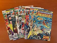 The Invaders 1, 3-10, 20, Giant Size Invaders 1 - all FN/VF picture
