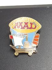 Vintage MAD Magazine Zeppelin Balloon Enamel Lapel Pin picture