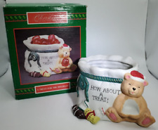 Vintage, 2002, House of Lloyd, Candy Dish with a Happy Teddy Bear picture