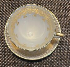Royal Stafford Gold Regent teacup w/ saucer. picture