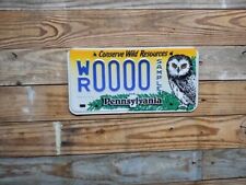 Pennsylvania Expired Sample License Plate 0000 Embossed picture