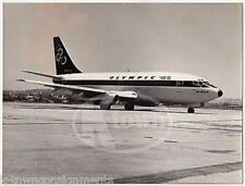 Olympic Airways Boeing 737 Airplane Vintage Advertising Promo Photo picture