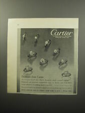 1951 Cartier Diamond Rings Ad - Diamonds from Cartier distinguished picture