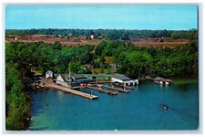 1965 McDonald's Store and Marina Foote's Bay Post Office Canada Postcard picture