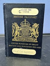 1938 Rare Navy Color UK British Passport  British Empire Passport British picture