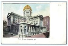 1909 Post Office Chicago IL Patterson Merc. Co. Mankato MN Advertising Postcard picture