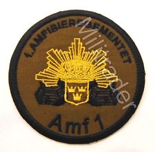 Sweden Swedish Navy Amphibious Amf1 Patch picture