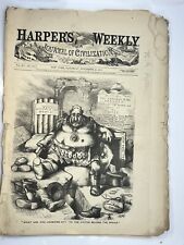 Harper's Weekly - New York - Nov 25, 1871 - Tammany Boys - Burning of Peshtigo picture