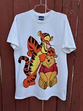 Vintage 90s Winnie The Pooh Tigger Big Face Graphic Shirt Disney Single Stitch picture