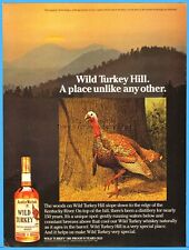 1984 Wild Turkey Bourbon Whiskey Ad Ken Davies Art Austin Nichols New York NY picture