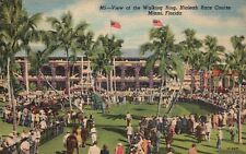 Postcard FL Miami Walking Ring Hialeah Race Course 1951 Linen Vintage PC G1691 picture