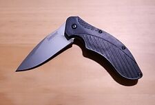 Kershaw 1605 Clash Linerlock Knife - Black/Silver picture