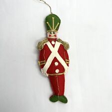Toy Soldier Felt Christmas Ornament 7.5