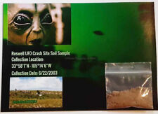 Limited Edition Roswell UFO Crash Site Soil Sample W/Certificate Of Authenticity picture