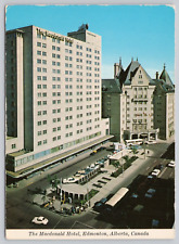 The MacDonald Hotel, Jasper Avenue, Edmonton Alberta Canada 4x6 Postcard picture