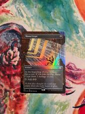 MANA CRYPT FOIL DOUBLE MASTERS MINT CONDITION BORDERLESS MAGIC THE GATHERING MTG picture