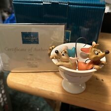 WDCC Cinderella - Jaq And Gus - Tea For Two - w/ COA + Box picture