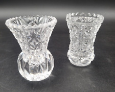 vintage clear glass toothpick holder lot charcuterie bar cart                 72 picture