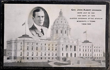 Political: Governor John Albert Johnson, Capitol, St. Paul, MN. Pre-1910. picture