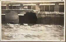 RPPC Springfield Vermont Flood Disaster Snath Building Real Photo Postcard 1927 picture