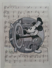Disney Fine Art Steamboat Willie Litho On Cel 18x12 picture