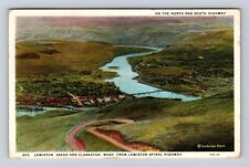 Clarkston WA-Washington, Lewiston Spiral Highway, Vintage Souvenir Postcard picture