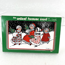 Vintage Papel Unicef Forever Card Ceramic 6x4