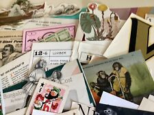 100 vintage Paper Lot junk Journal Collage Ephemera Scrapbooking Crafting Art picture