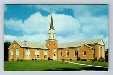 DeKalb IL-Illinois, First Congregational Church, Antique Vintage Postcard picture