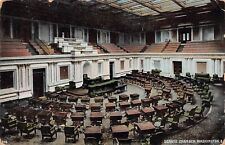 Washington DC Capitol Interior Senate Chamber Patriotic c1911 Vtg Postcard S1 picture