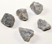 145g Blue Chalcedony / Quartz Rough Natural Crystal Stone Cab Madagascar (5pcs)	 picture