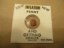 Richard Nixon Inflation Penny Cent 1974 Coin Campaign Presidential President 1c picture