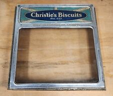 VINTAGE CHRISTIE'S BISCUITS GENERAL STORE DISPLAY BOX LID / DOOR CABINET DOOR picture
