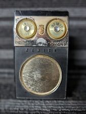 Vintage Black Zenith 500 Royal Deluxe Transistor Owl Radio picture