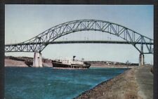 Sandwich MA Postcard Sagamore Bridge Over Cape Cod Canal Unposted Chrome picture