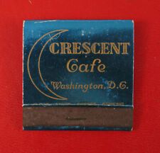 VINTAGE SAM'S CRESCENT CAFE RESTAURANT WASHINGTON DC ADVERTISING MATCHBOOK MATCH picture
