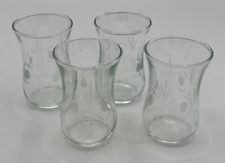 Turkish Etched Crystal Teacups or Tea Glasses 3