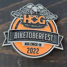 Harley-Davidson 2022 Daytona BIKETOBERFEST Harley Owners HOG Check-in H.O.G. Pin picture