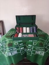 Vintage El Dorado hotel casino Reno gaming set In Beautiful Wood Box Multi-game picture