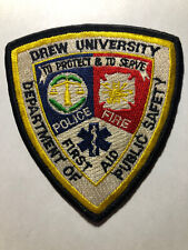 Drew University Department of Public Safety 3.5” Patch ~ New Jersey ~ RARE picture