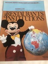 Restaurants & Institutions 1989 Disney World Edition picture